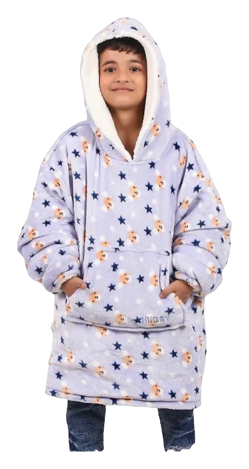Hugsy hoodie in Lavender Stars