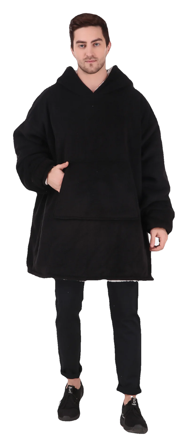 Hugsy hoodie in Black