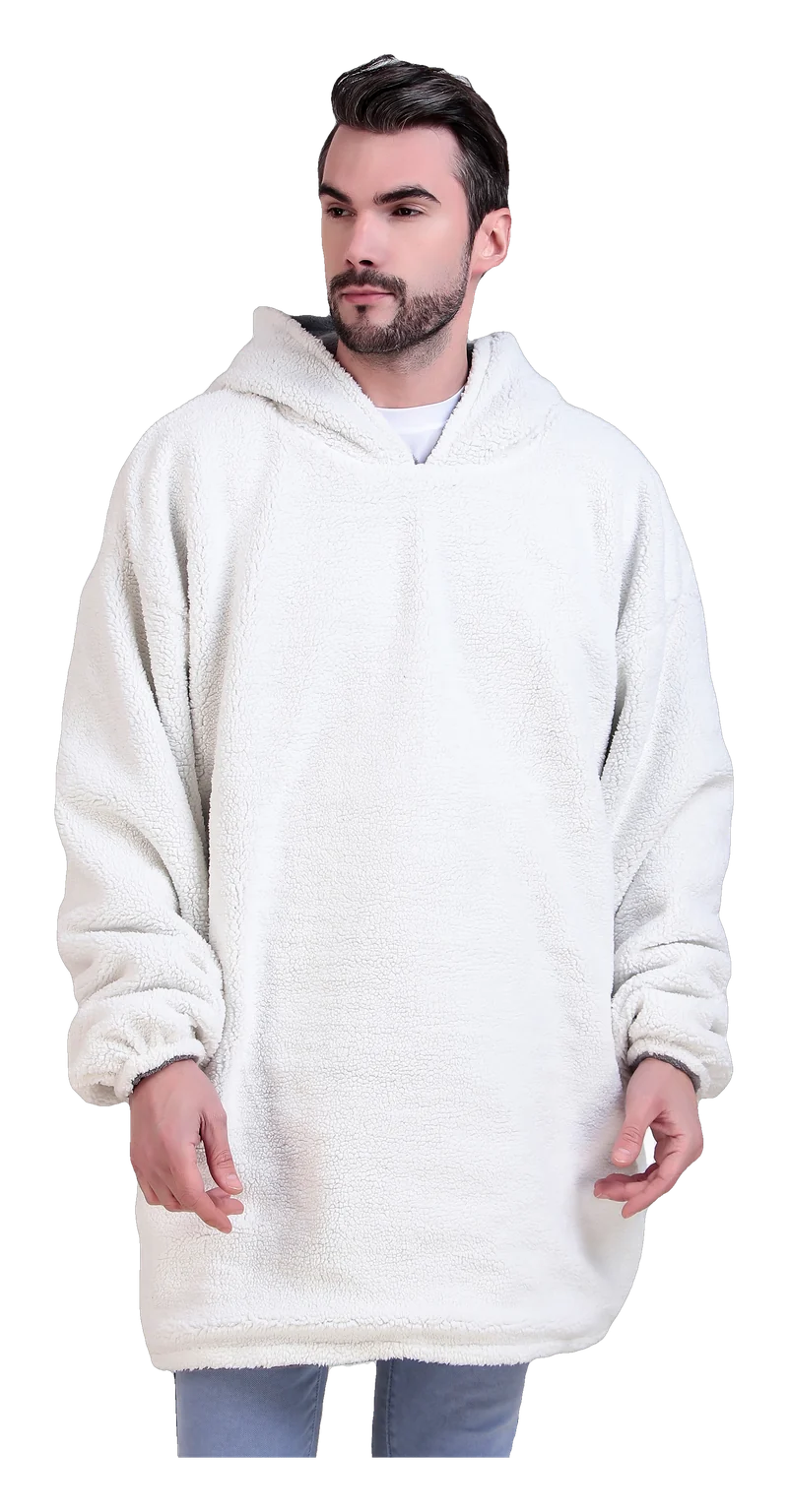 Hugsy hoodie in Cream